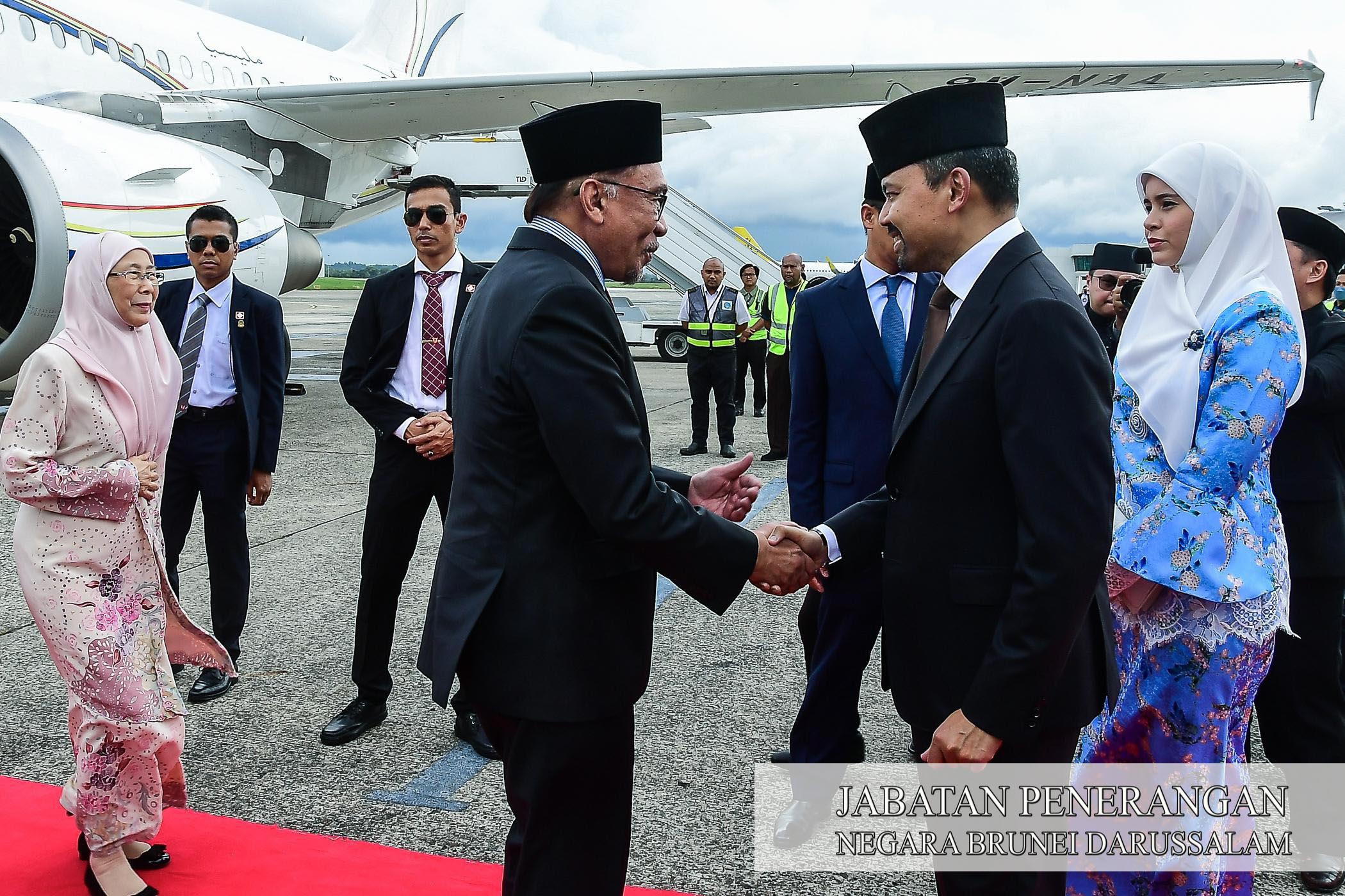 Perdana Menteri Malaysia tiba di NBD bagi Lawatan Rasmi
