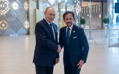 KDYMM Menghadiri Majlis Perjumpaan Dua Hala Bersama Tuan Yang Terutama Presiden Persekutuan Rusia