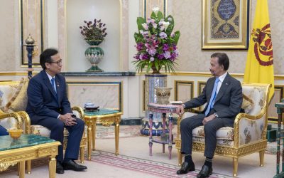 KDYMM Menerima mengadap Menteri Kesihatan Republik Indonesia