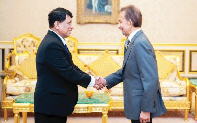 KDYMM berkenan menerima mengadap Duta Besar Istimewa dan Mutlak Republik Kesatuan Myanmar
