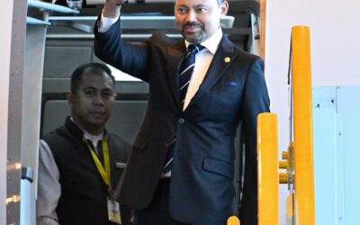 Berkenan berangkat ke Republik Singapura hadiri YLP Ke-12