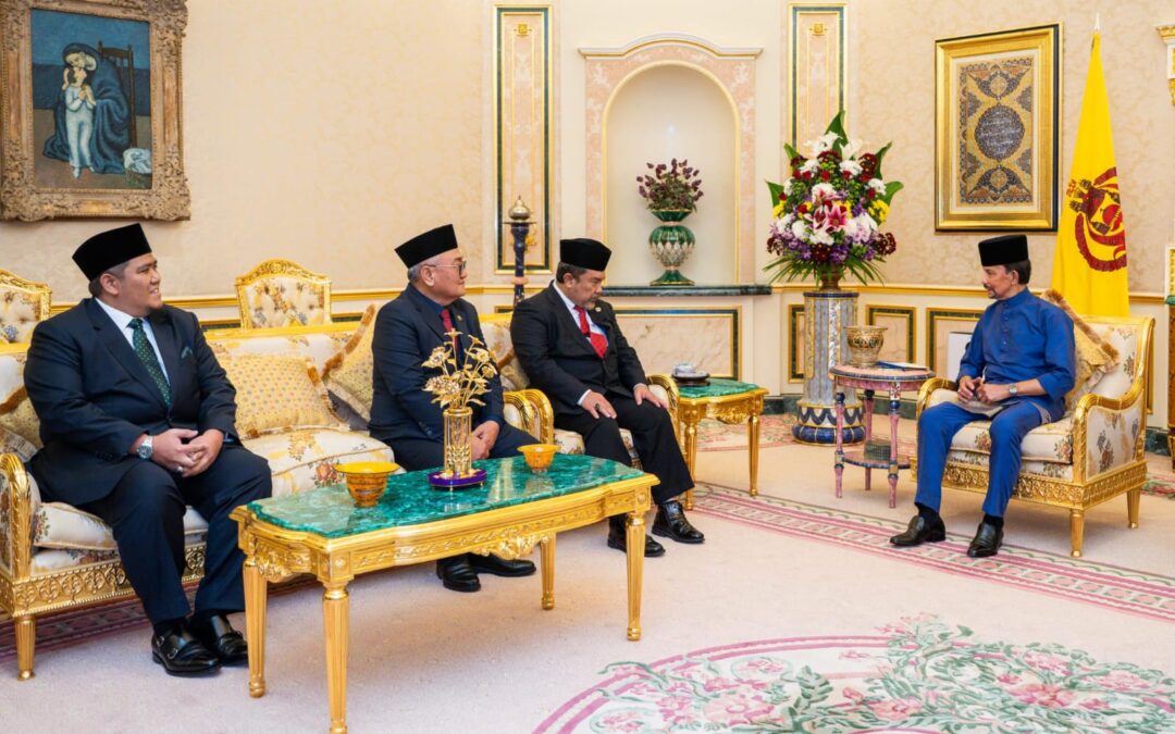 KDYMM Menerima Mengadap Ketua-Ketua Delegasi Bagi Persidangan Kehakiman Dan Perundangan Syariah Nusantara Kali Ke-4 Tahun 2026
