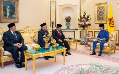 KDYMM Menerima Mengadap Ketua-Ketua Delegasi Bagi Persidangan Kehakiman Dan Perundangan Syariah Nusantara Kali Ke-4 Tahun 2026